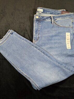 Ava & Viv High-Rise Skinny Jeans Fitted Hip & Thigh Size 24